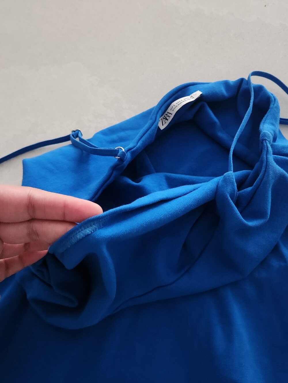 Zara Royal Blue Adjustable-Strap Cami - Picture 4 of 4